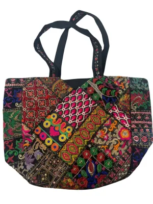 Handcrafted Colorful Embroidered Tote