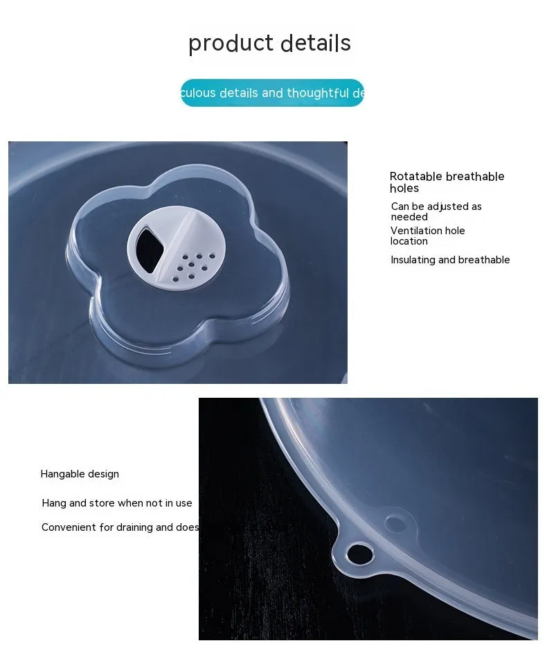 HeatGuard Pro: Splash-Resistant & High-Temp Microwave Cover