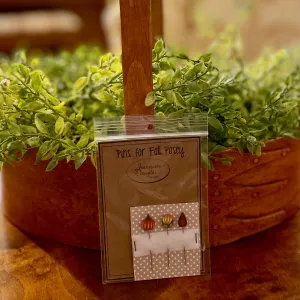 Jeannette Douglas Fall Posey Pin Set