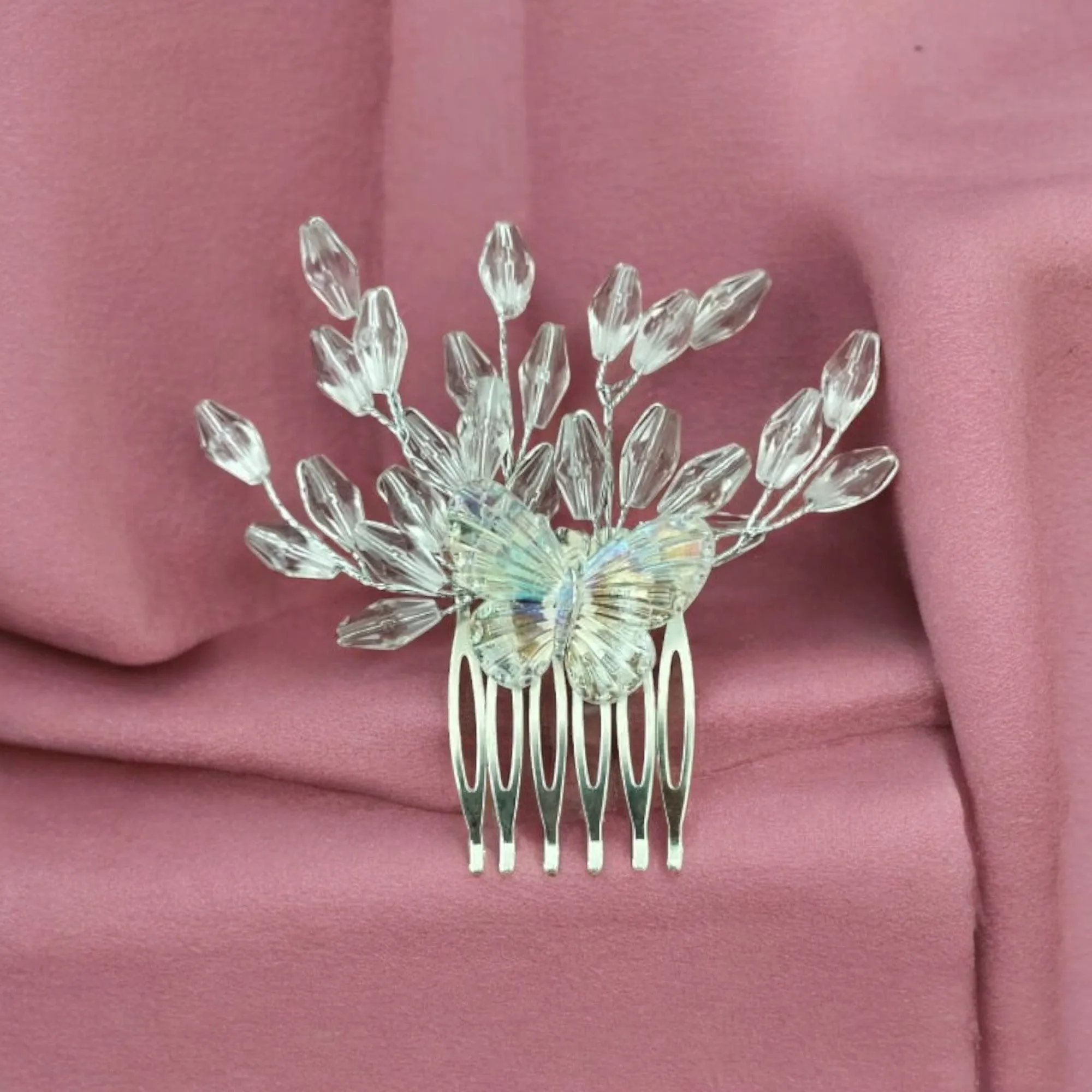 Jewelestia Crystal Butterfly Hair Pin