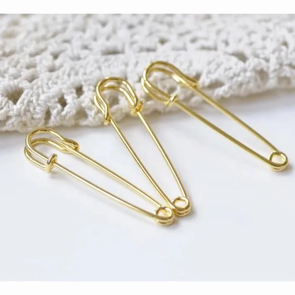 Kilt Pin - Safety Pins  - Gold