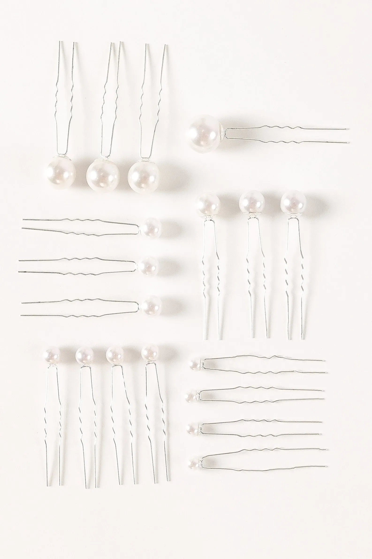 Laina Hair Pins - Pearl