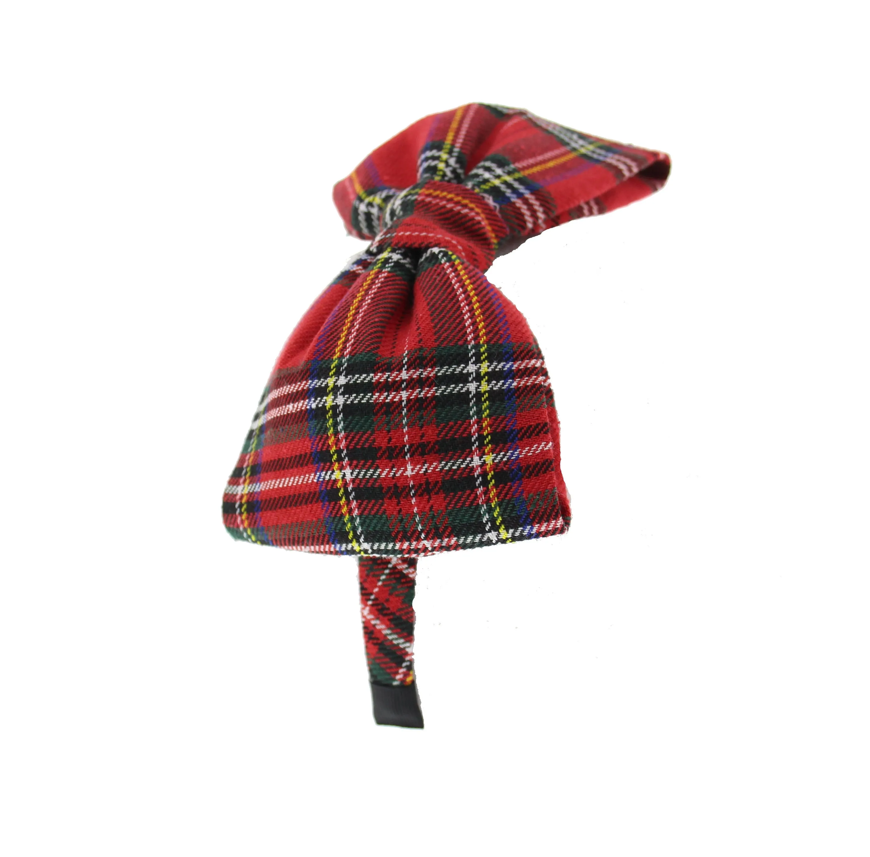 Large Tartan Bow on Tartan Aliceband