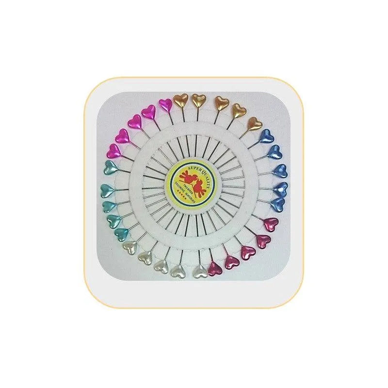 Long Hearted Pins Wheel - 55mm  (30 Pcs)