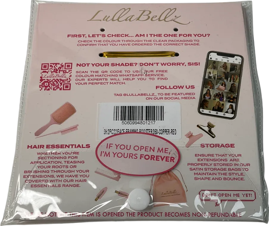 LullaBellz Face Framing Booster 350 Copper Red One Size
