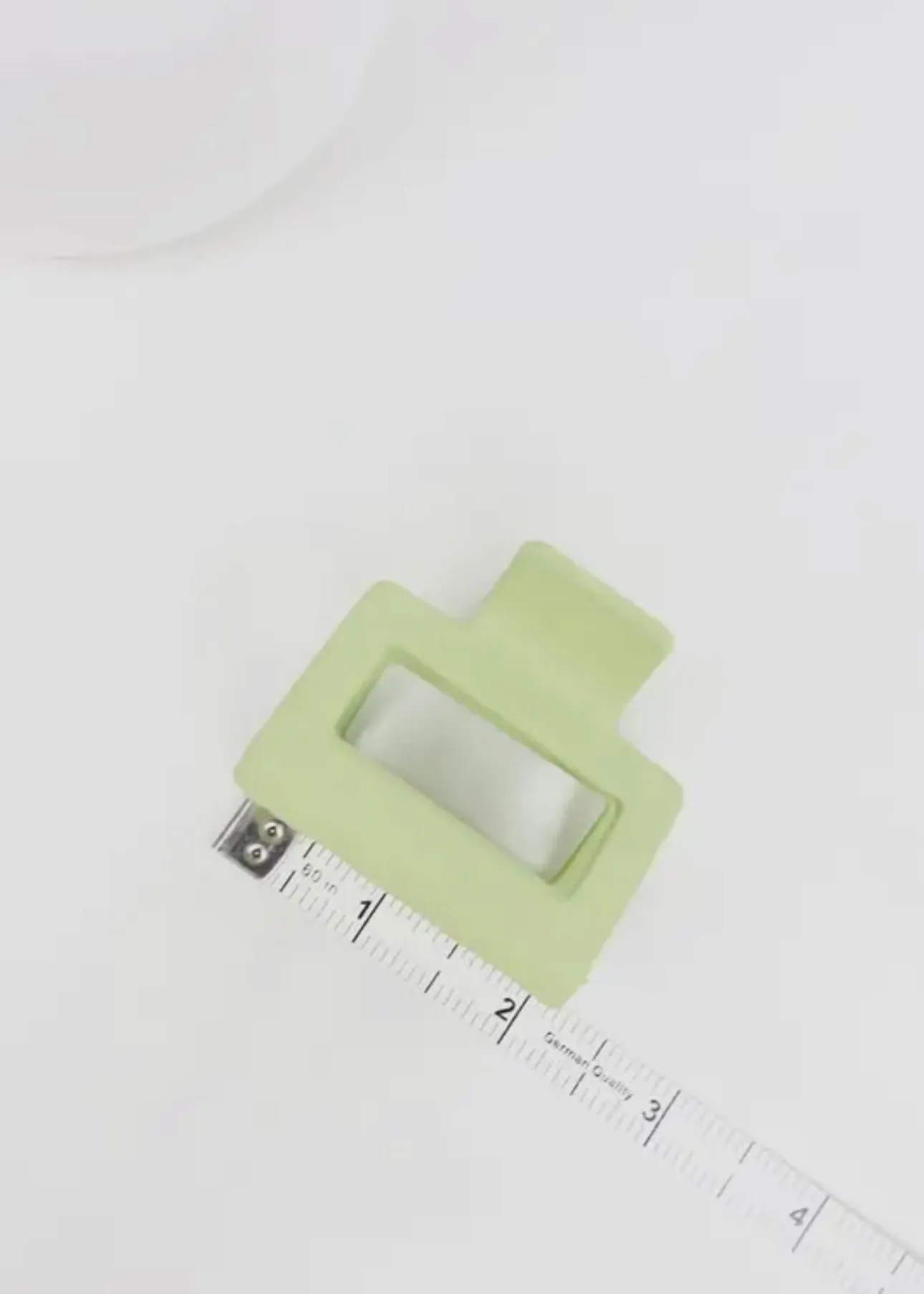 Matte Rectangle Cutout Hair Claws