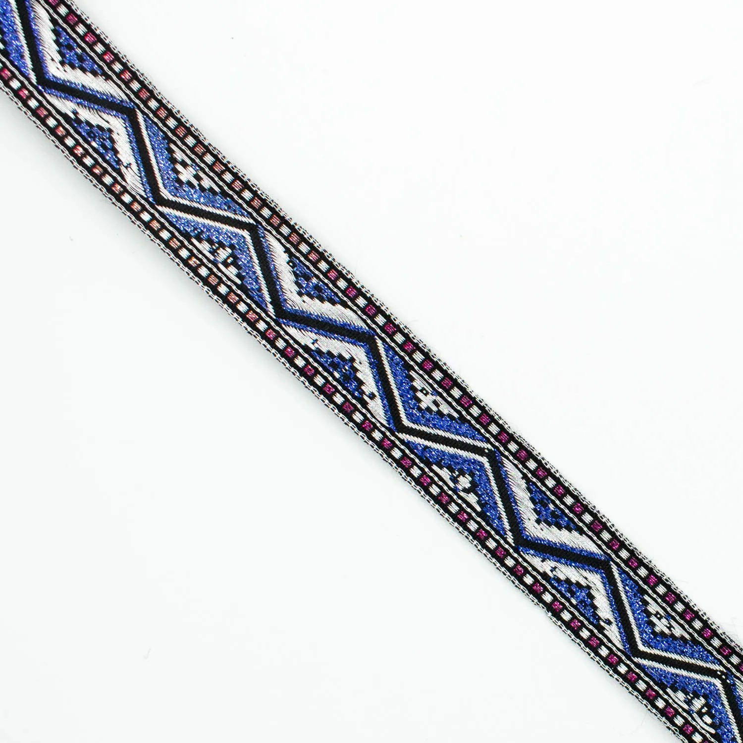 Metallic Fancy Embroidered Jacquard Ribbon-20mm