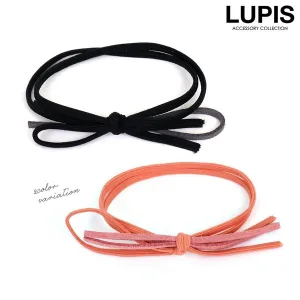 Mixed Ribbon Double Hair Elastic