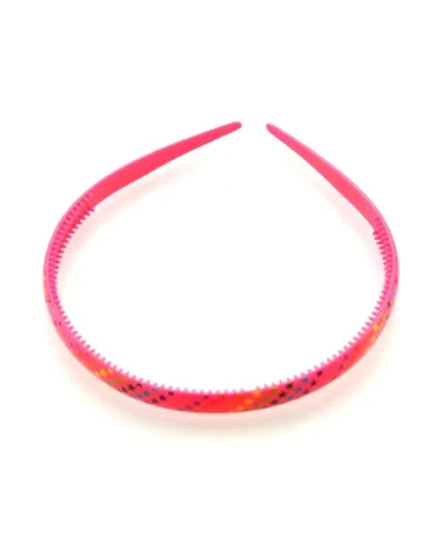 Multi Star Print on Pink Aliceband