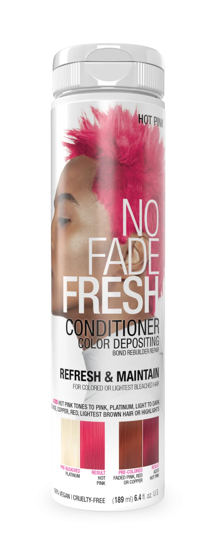No Fade Fresh Semi Permanent Colour Depositing Conditioner Hot Pink 189ml