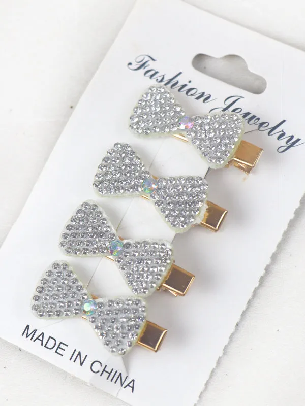 Pack Of 4 Hair Clips For Girls GHC49