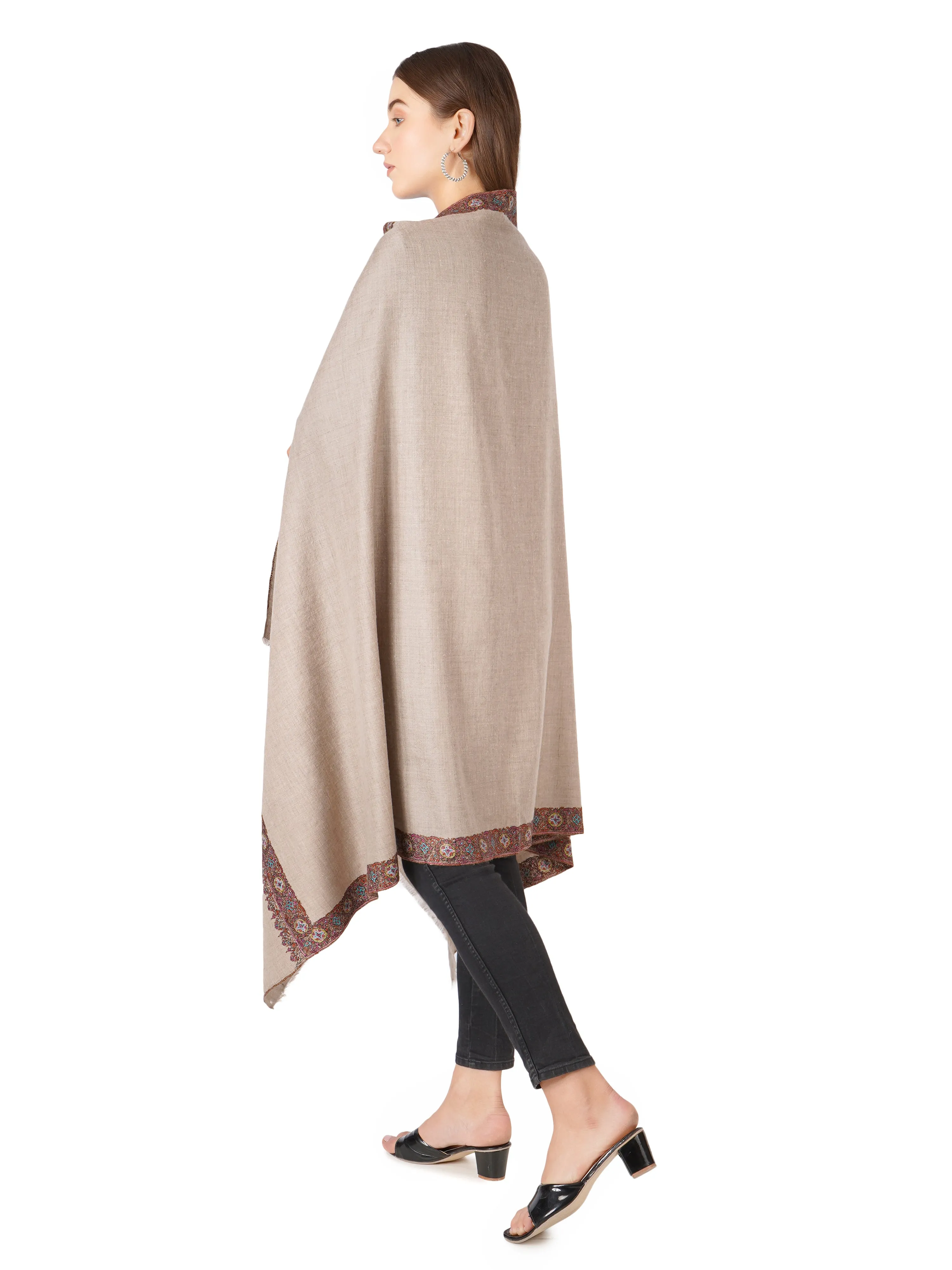 Pashmina Shawl: Exquisite Handcrafted Elegance - Natural Toosh