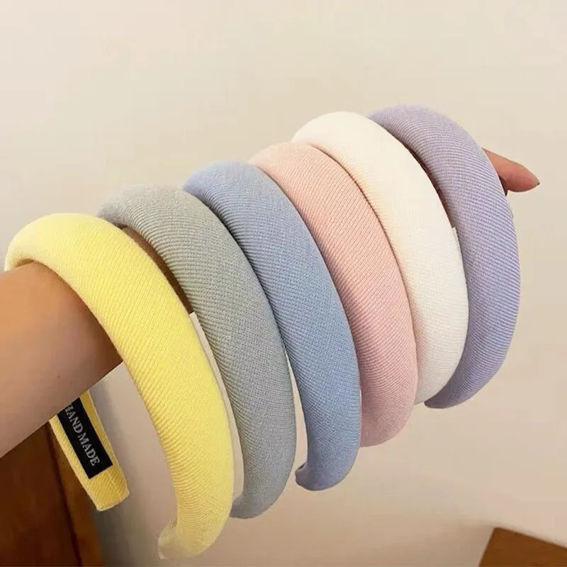 Pastel Colored Summer Stylish Padded Headbands