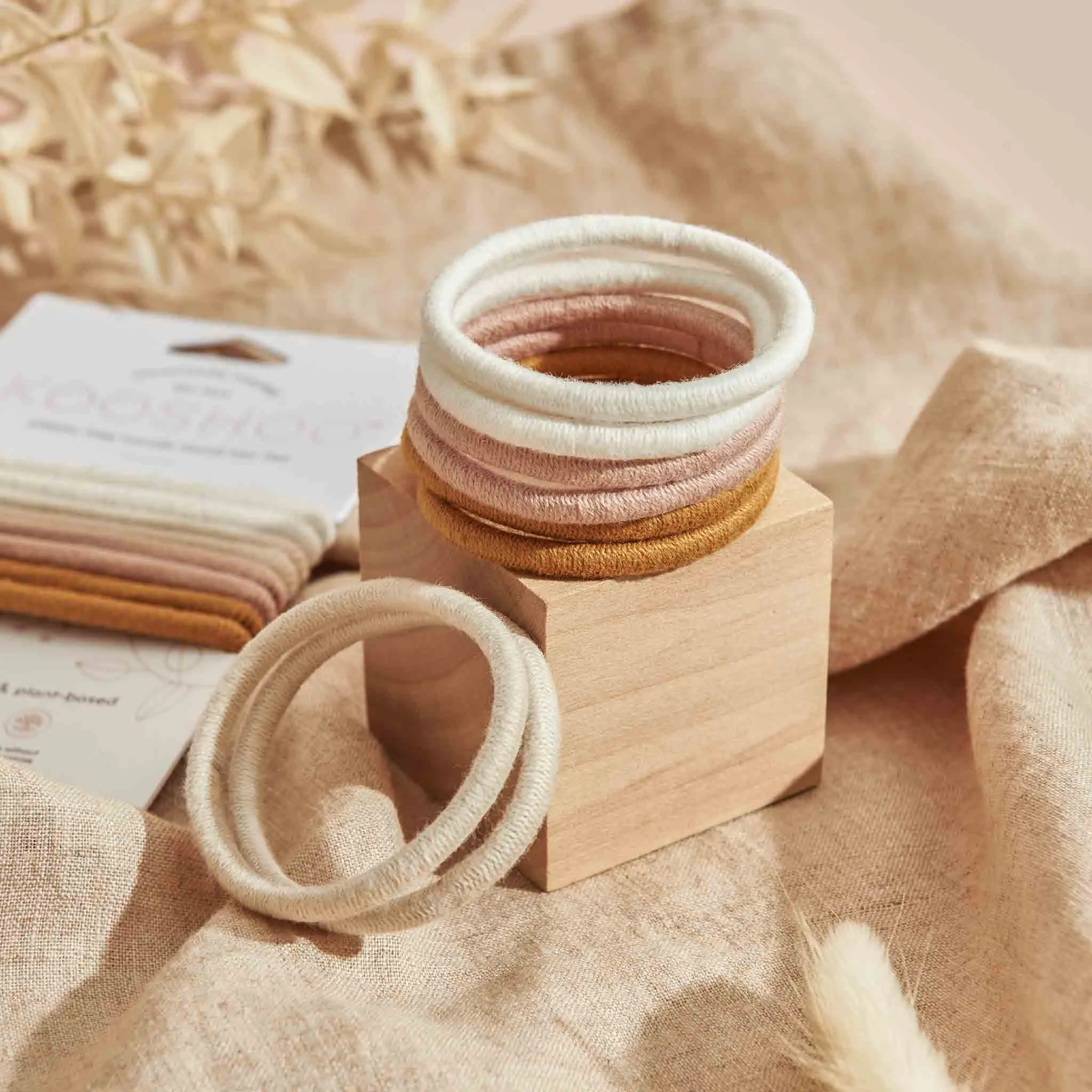 Plastic-Free Round Mondo Hair Ties