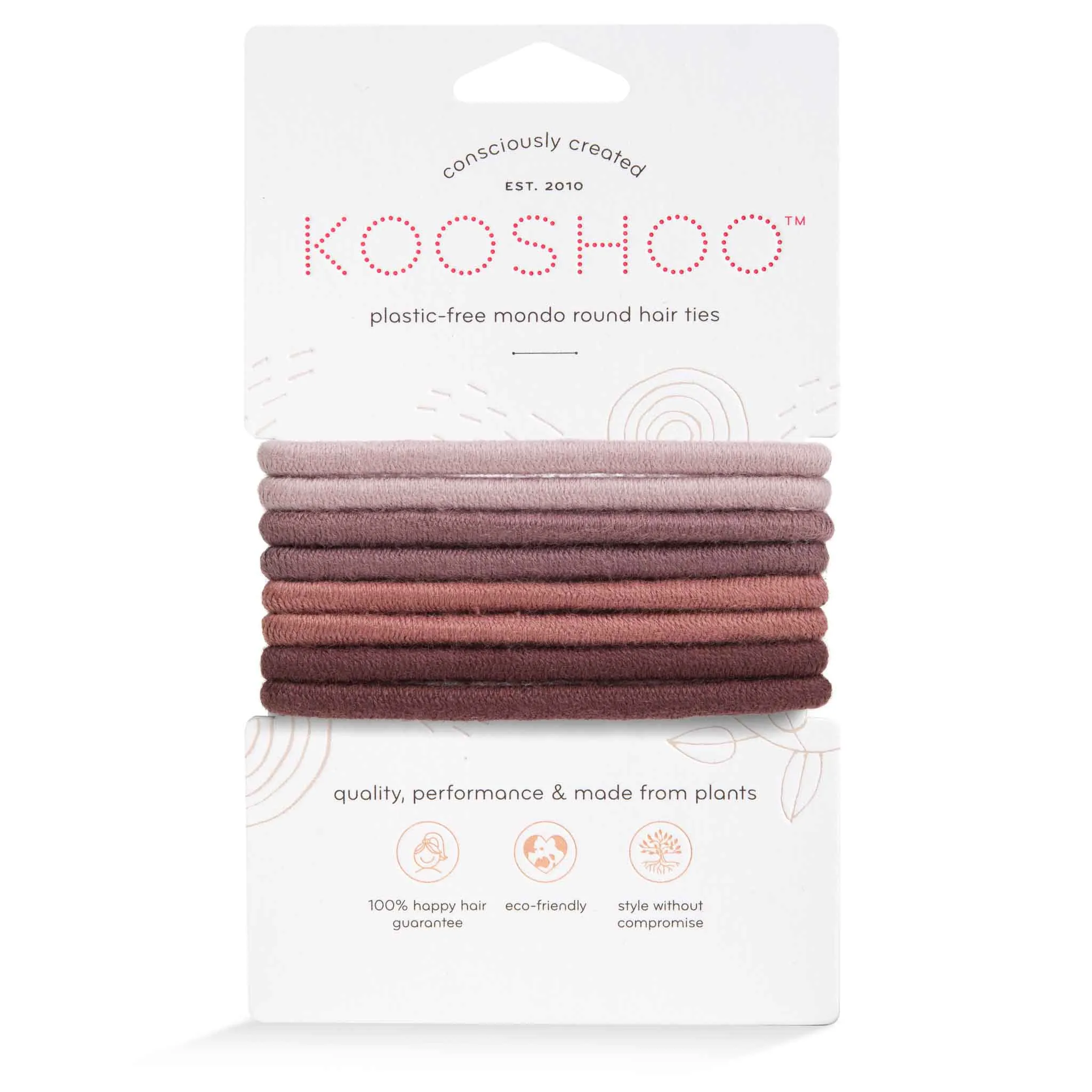Plastic-Free Round Mondo Hair Ties