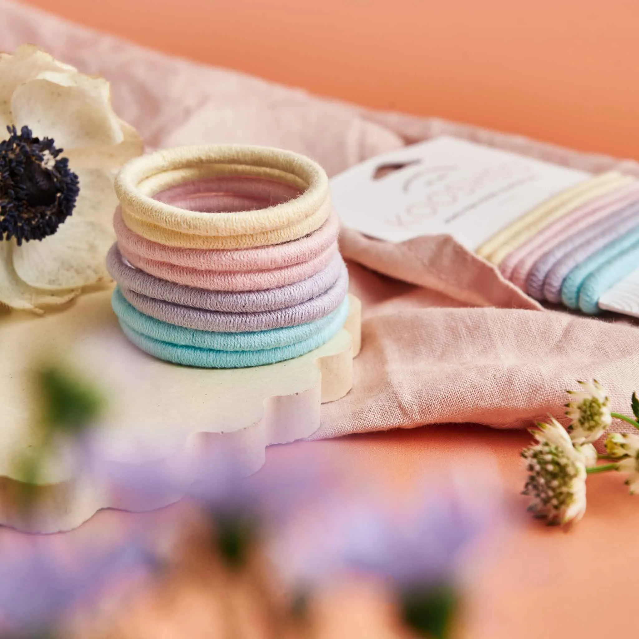 Plastic-Free Round Mondo Hair Ties