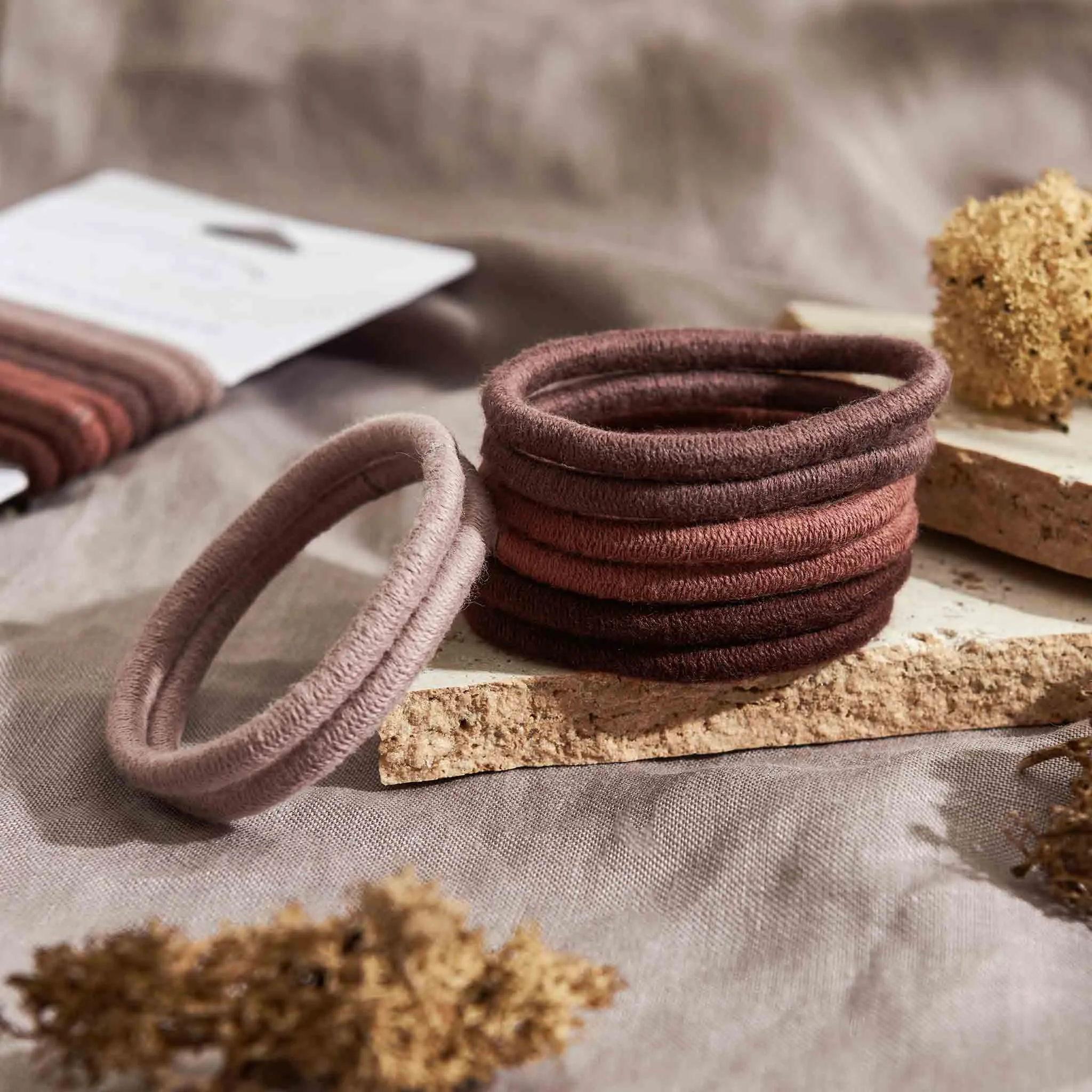 Plastic-Free Round Mondo Hair Ties