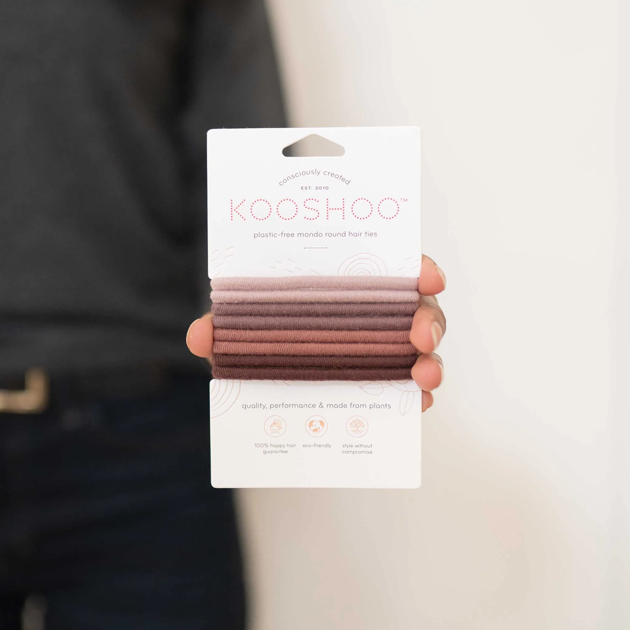 Plastic-Free Round Mondo Hair Ties