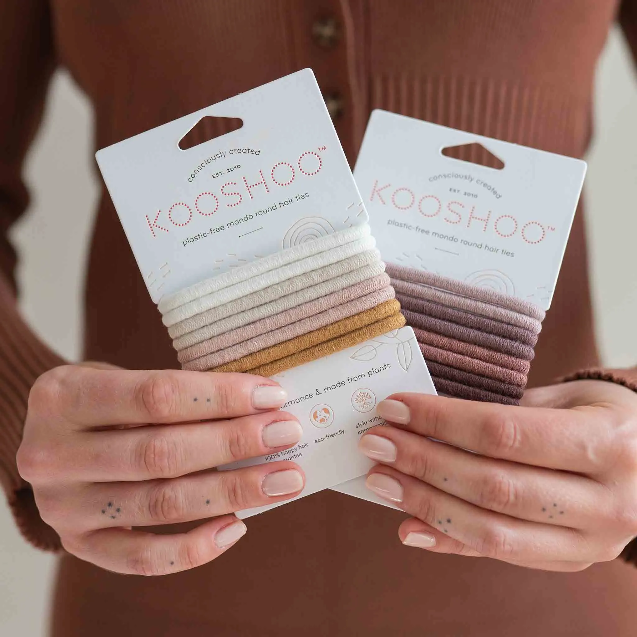 Plastic-Free Round Mondo Hair Ties