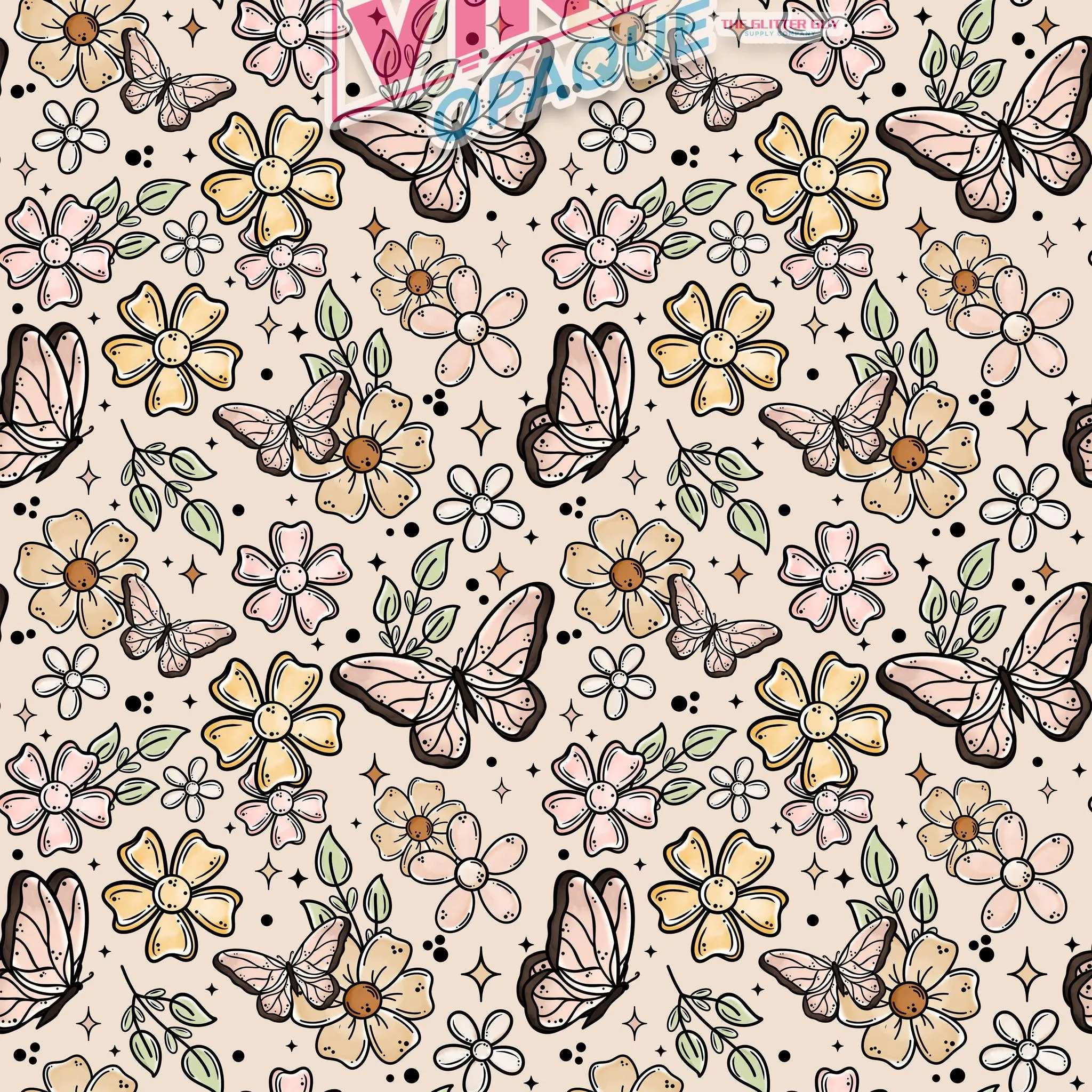 Printed Vinyl - Every Moment Floral