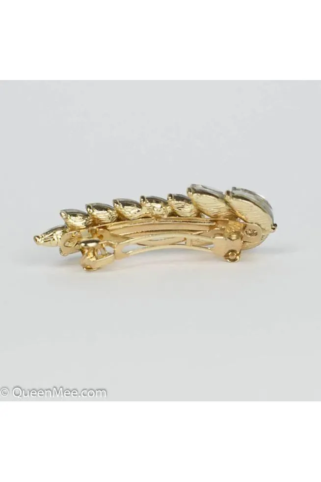 Queenmee Hair Accessories Vintage Hair Clip Small Leaf