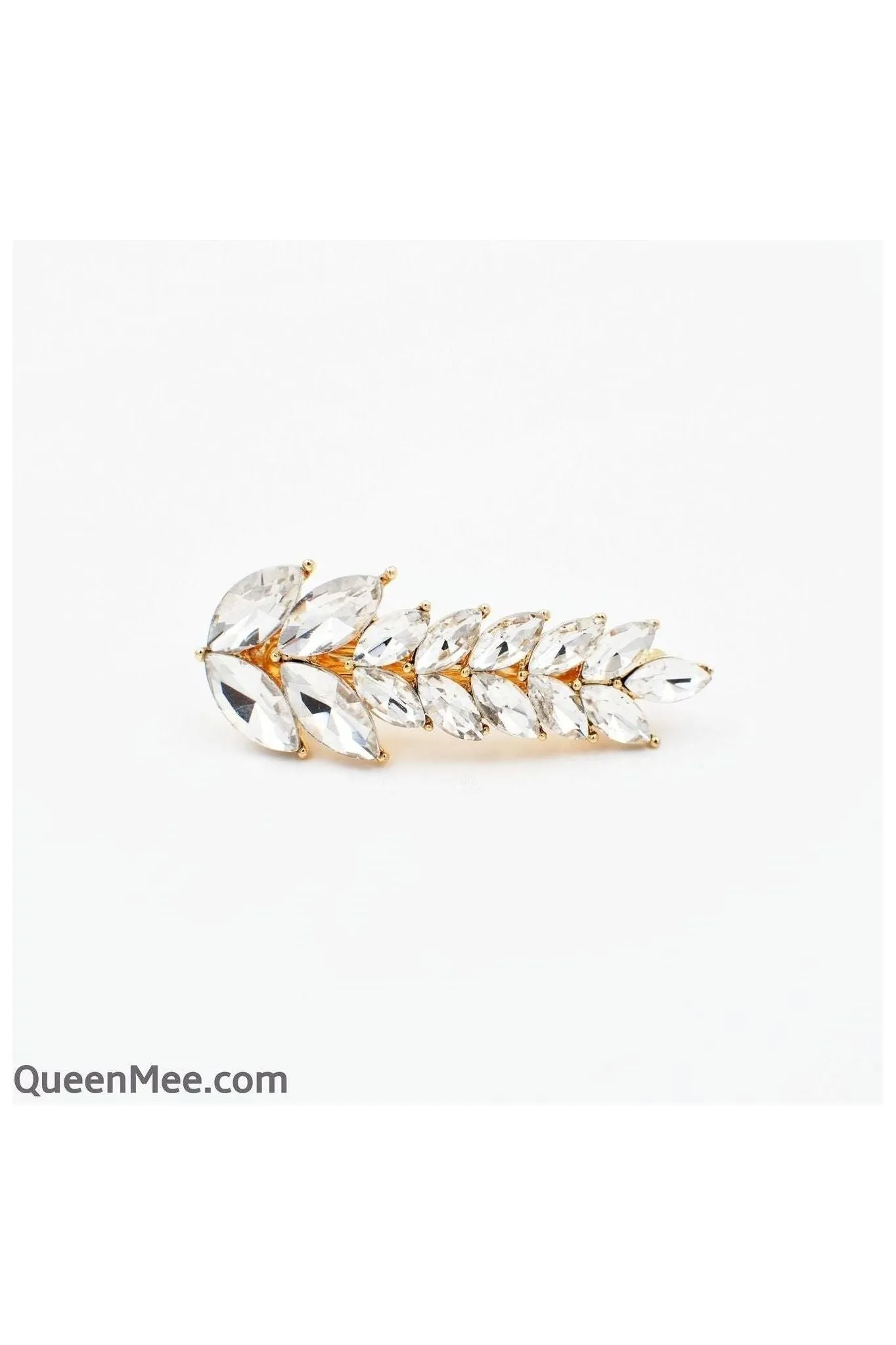 Queenmee Hair Accessories Vintage Hair Clip Small Leaf