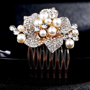 "Anika" - Pearl Bridal Hair Comb