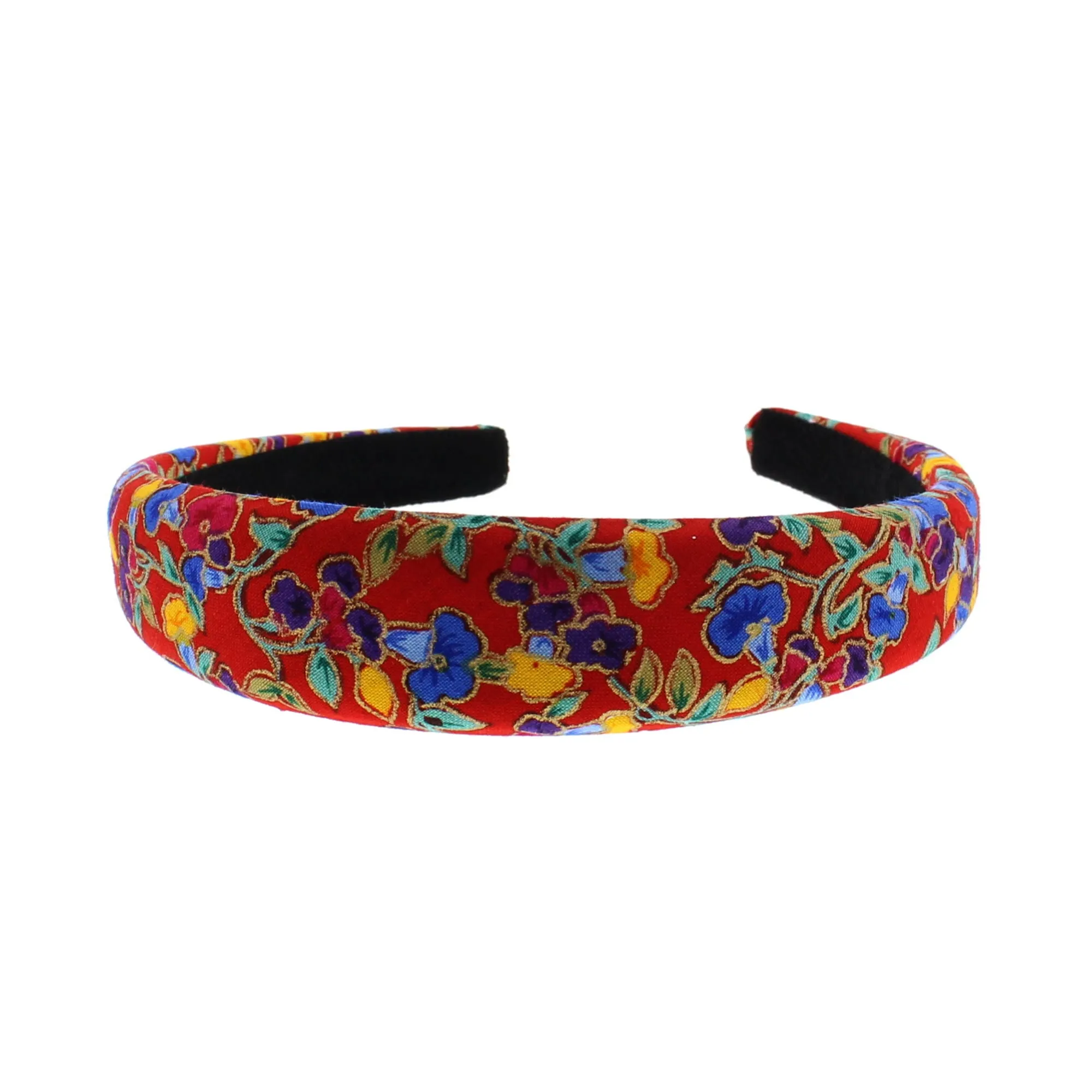 Red Floral Print Aliceband