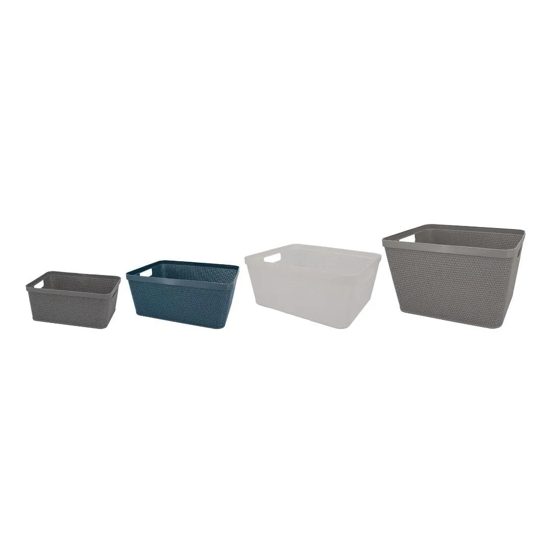 Regent Plastic Knit Basket Small 295x195x105mm