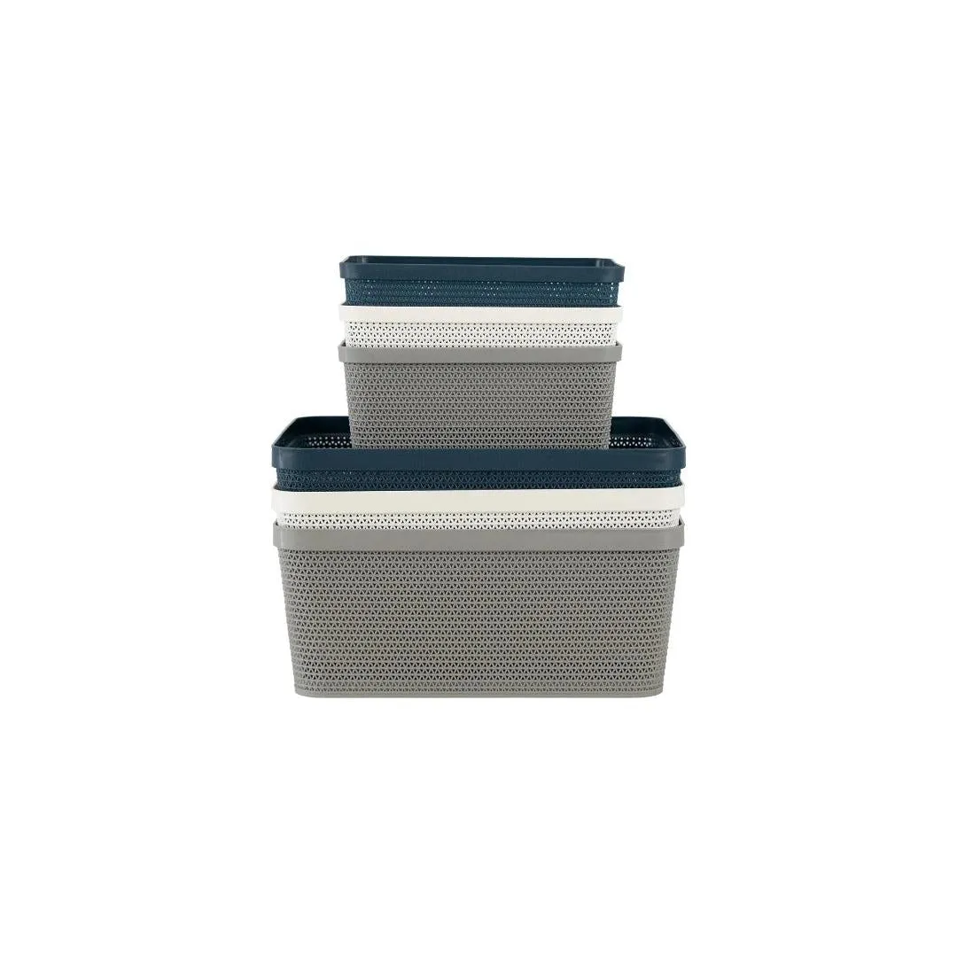 Regent Plastic Knit Basket Small 295x195x105mm