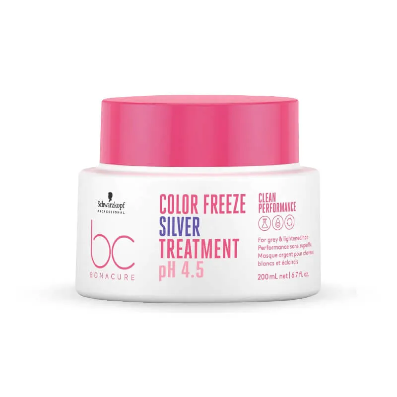 Schwarzkopf BC Clean Performance pH 4.5 Color Freeze Silver Treatment 200ml