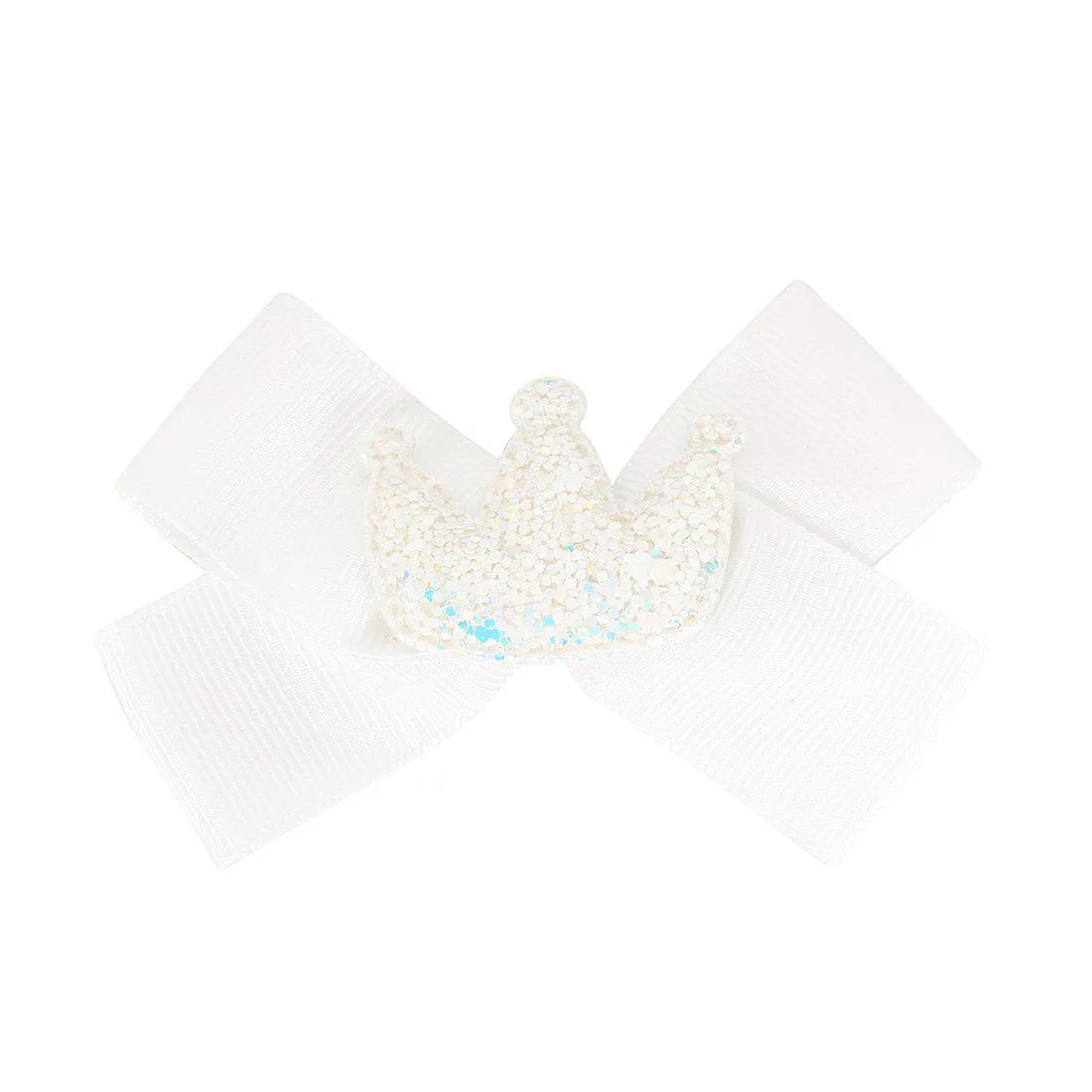 SET OF TWO BOW CROWN HAIR PINS