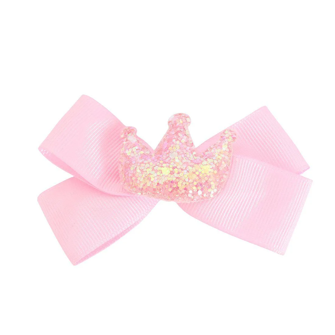 SET OF TWO BOW CROWN HAIR PINS