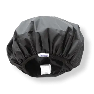 ShhhSilk Black Silk lined Shower Cap
