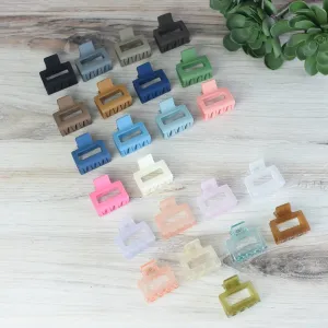 Small Hair Clips - Matte Color