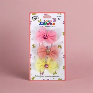 Smily Kiddos Floral Gem Hair Clip Set