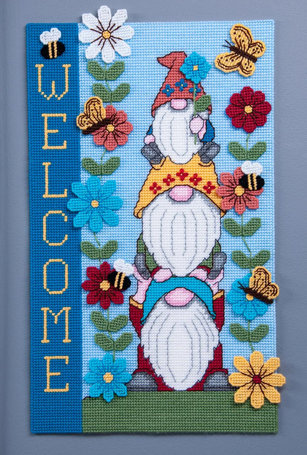 Spring Gnomes Plastic Canvas Ensemble