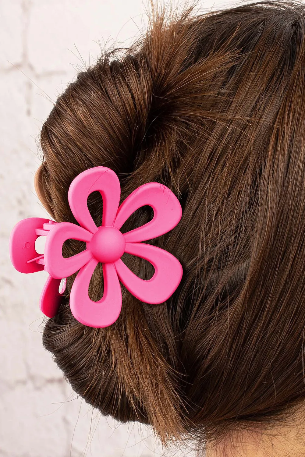 Sweet Hollowed Flower Shape Claw Clip - 4 color options