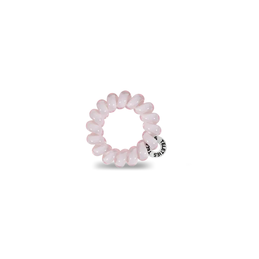 Teleties Hair Tie - Tiny Band Pack of 5 - Rose Water Pink