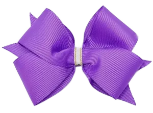Timeless Hair Bow - Grape