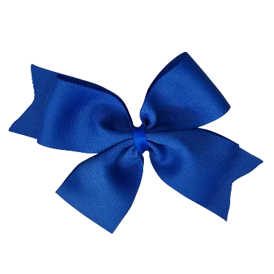 Timeless Hair Bow - Royal Blue