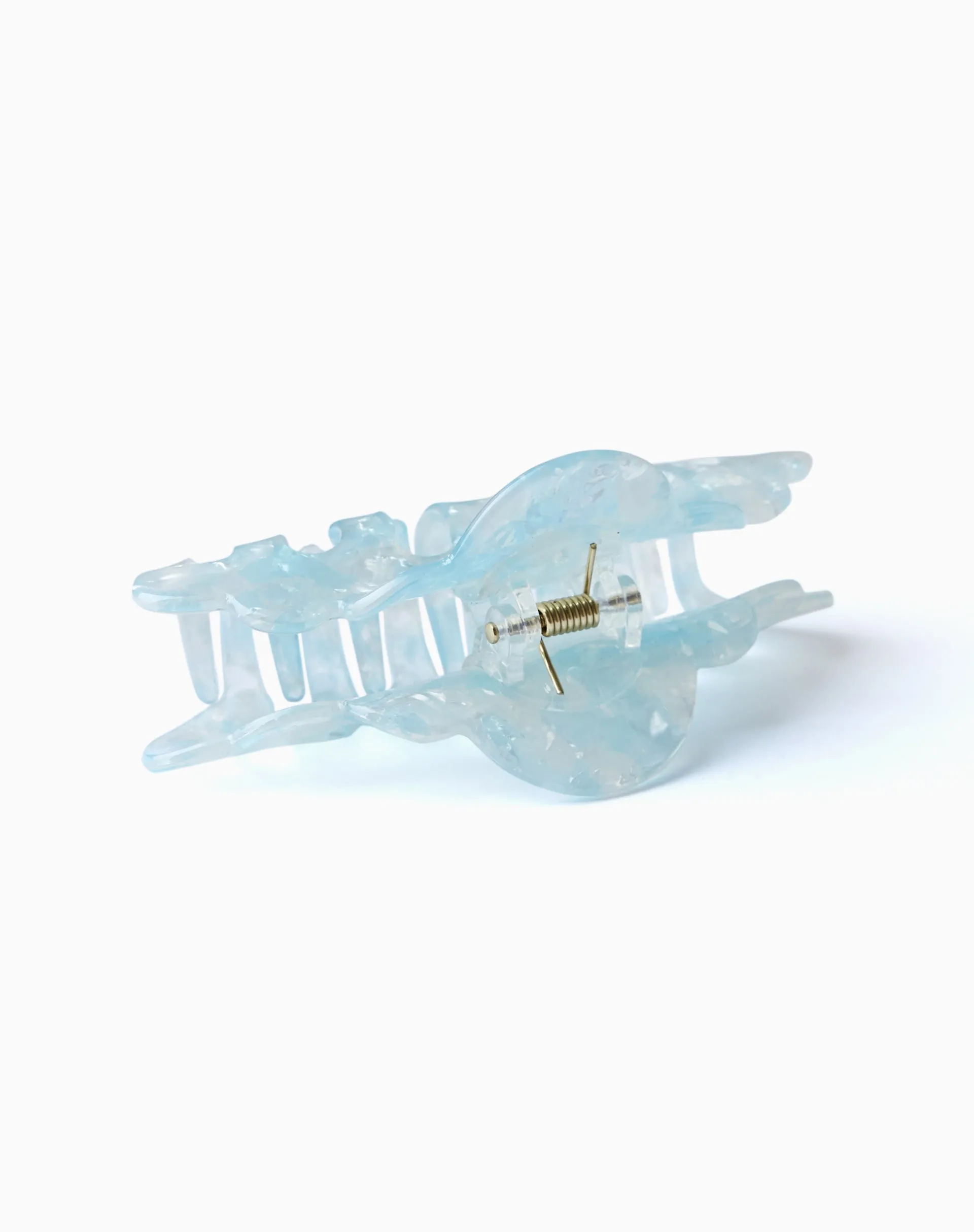 Valvia Hair Claw in White Pearl