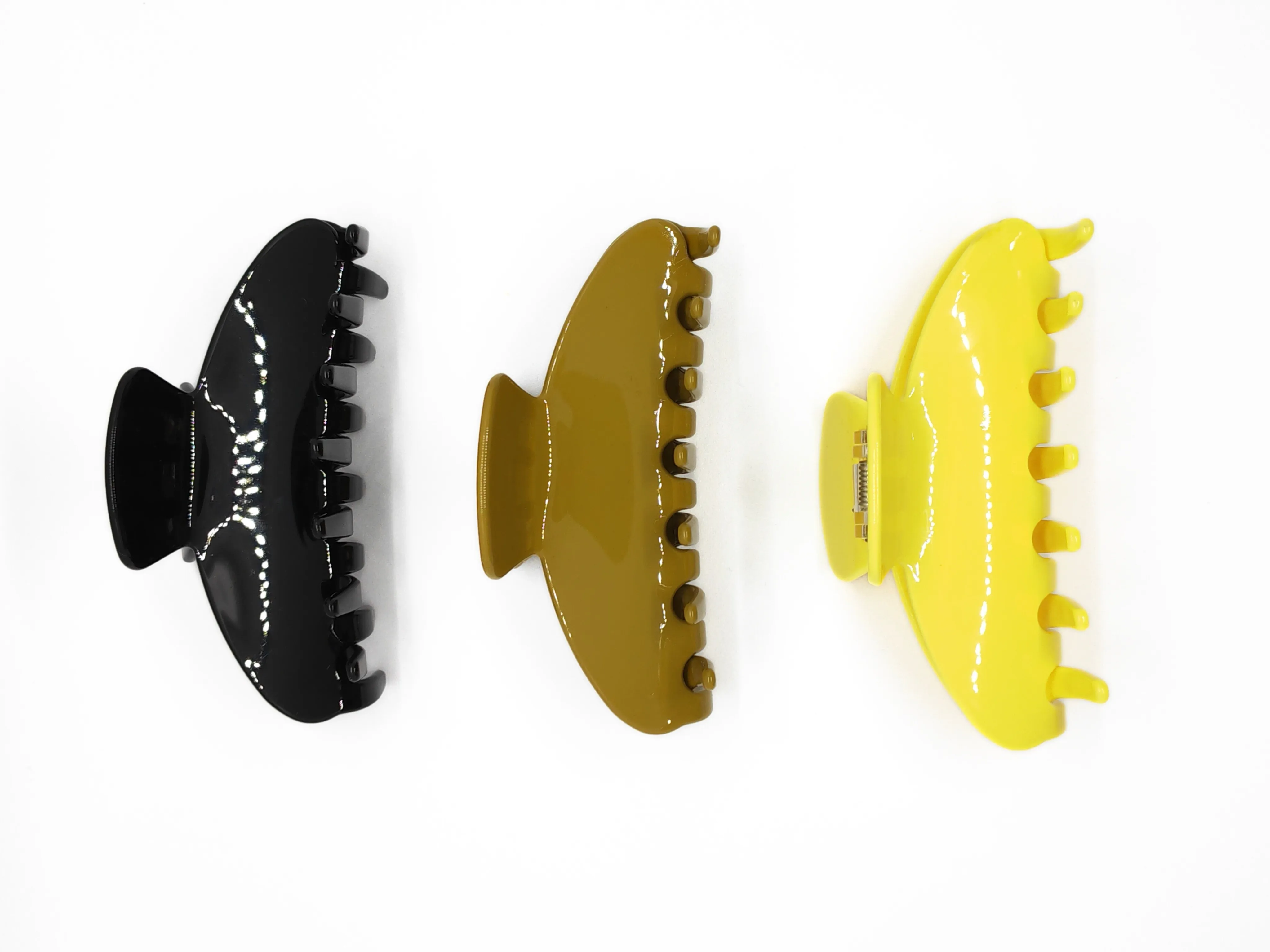 Vibrant Solid Color Acetate Hair Claw Clip