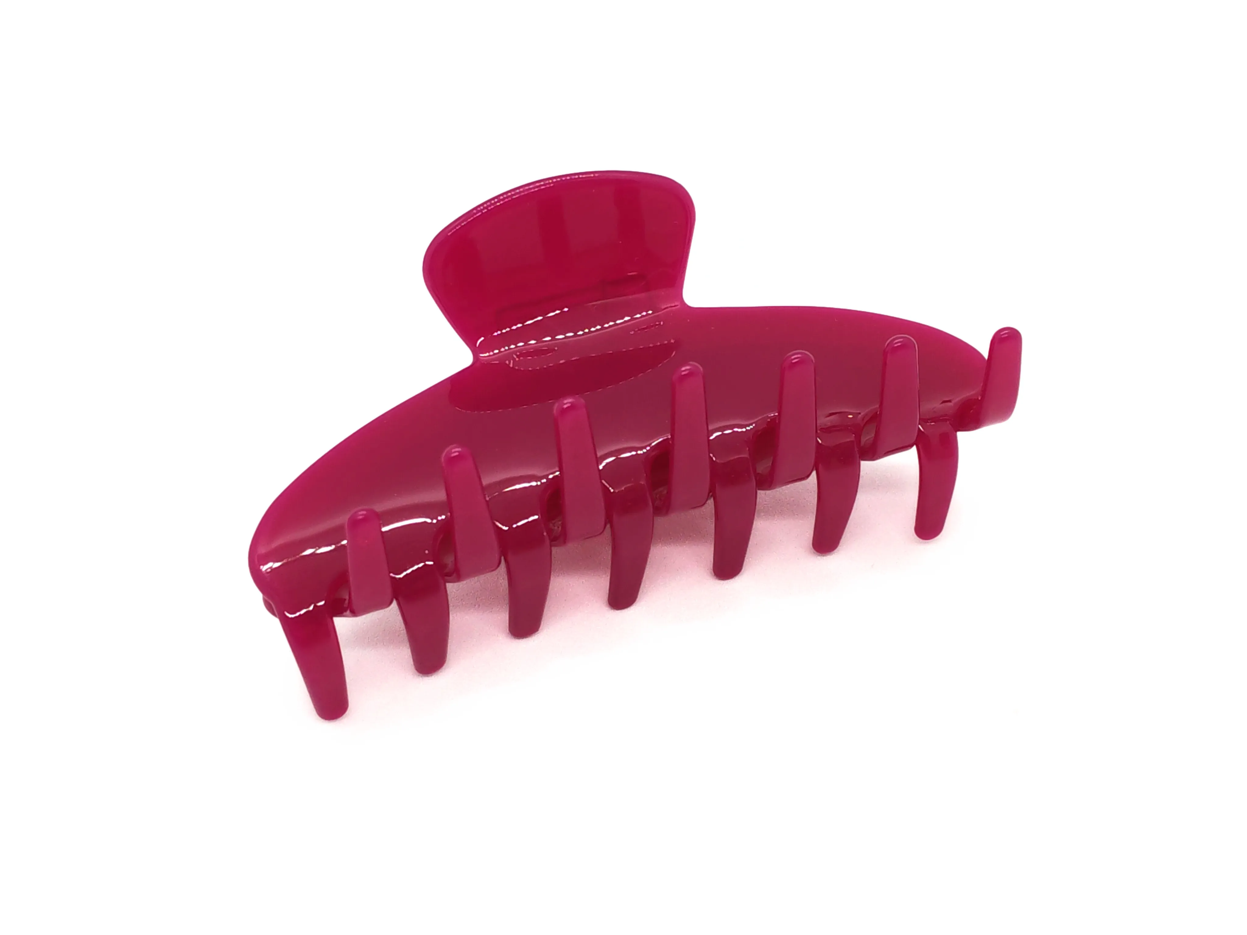 Vibrant Solid Color Acetate Hair Claw Clip