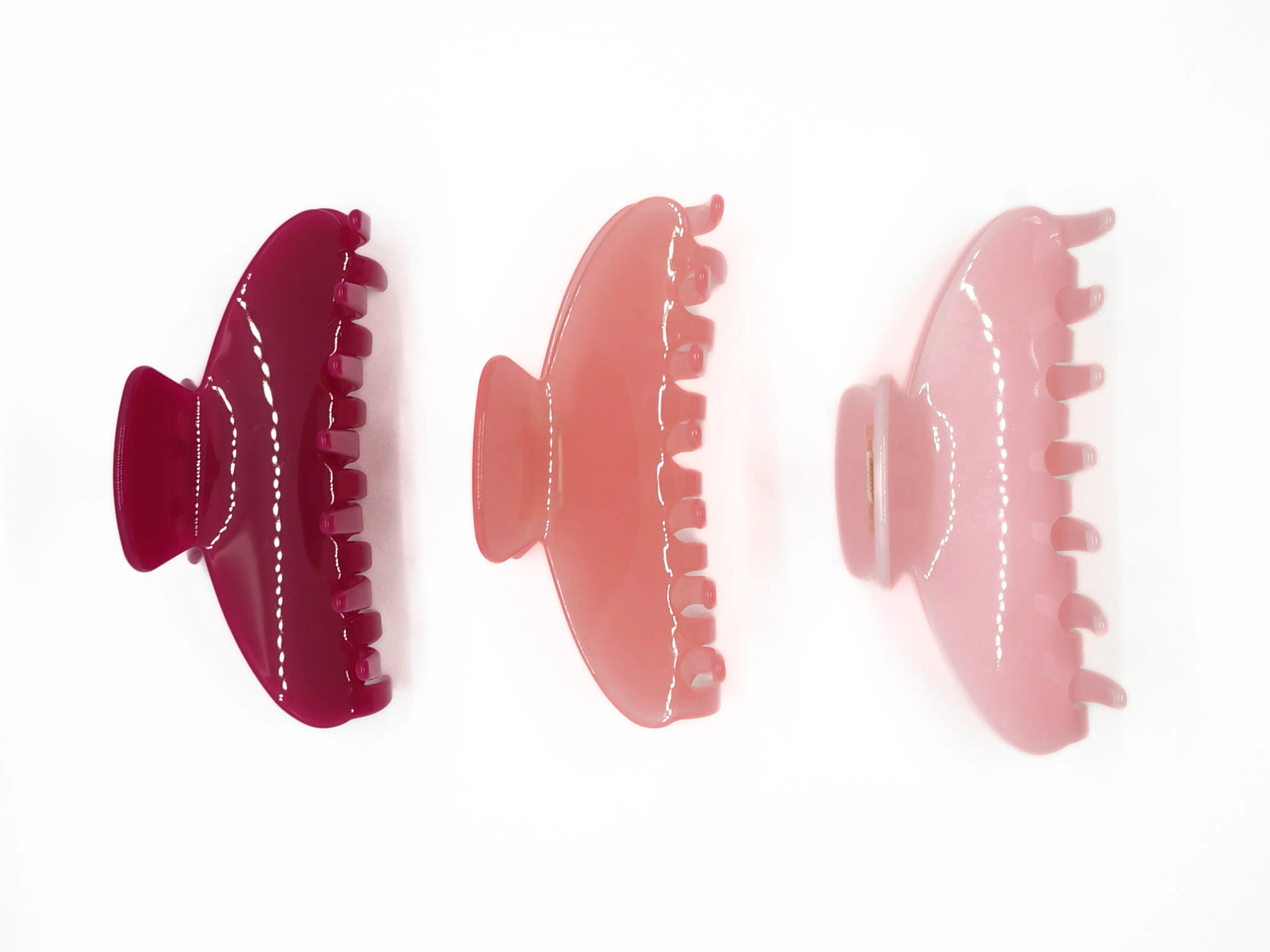 Vibrant Solid Color Acetate Hair Claw Clip