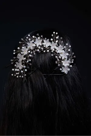 White Bale White Hair Accessory
