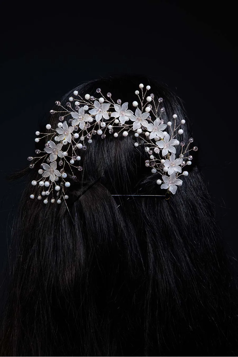 White Bale White Hair Accessory