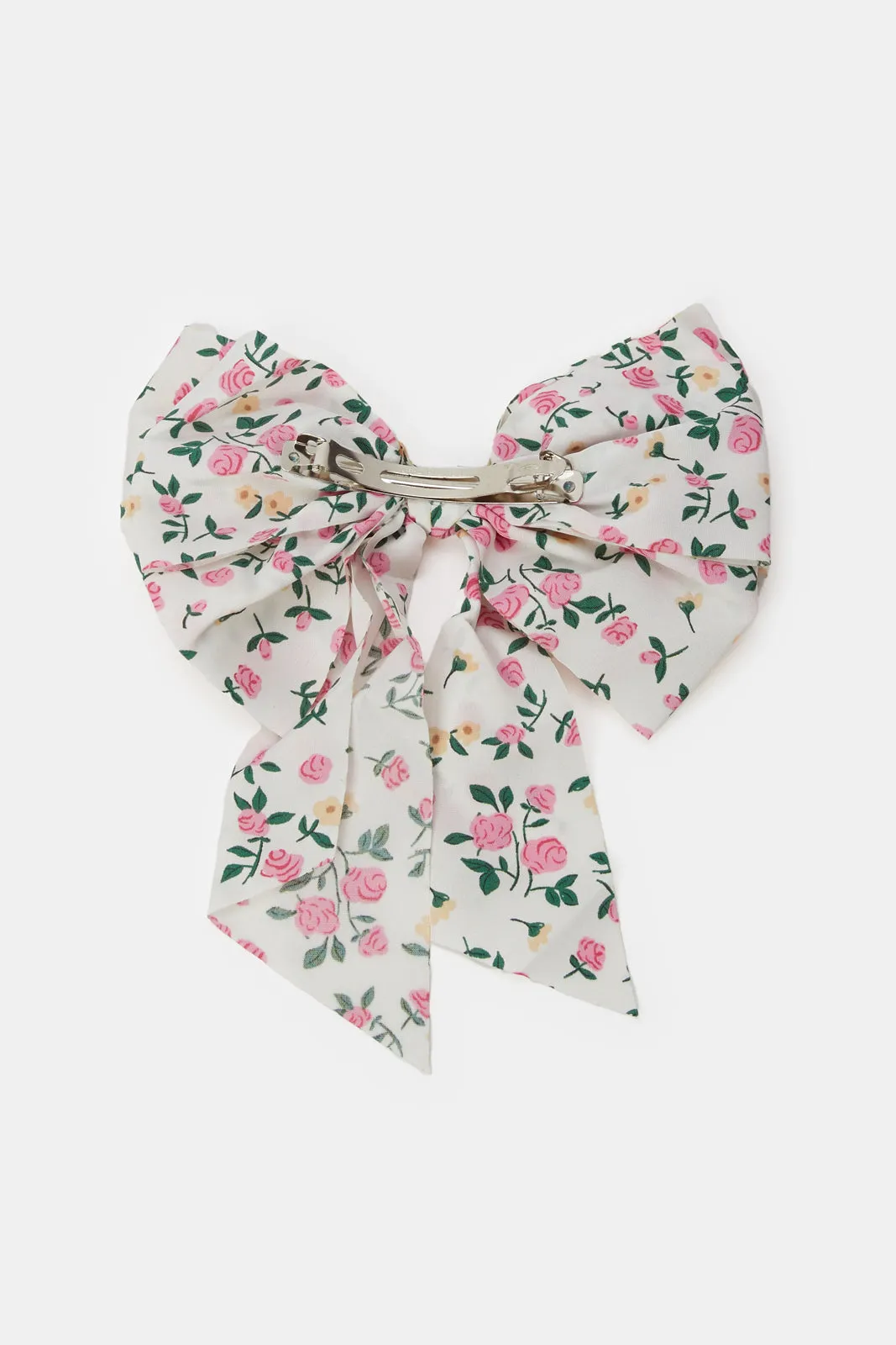 Women Assorted Floral Printed Hair Clip