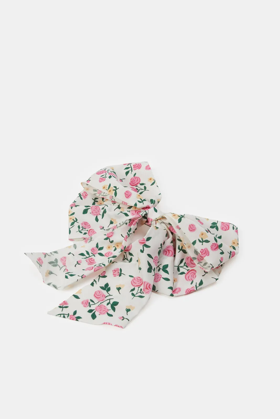 Women Assorted Floral Printed Hair Clip