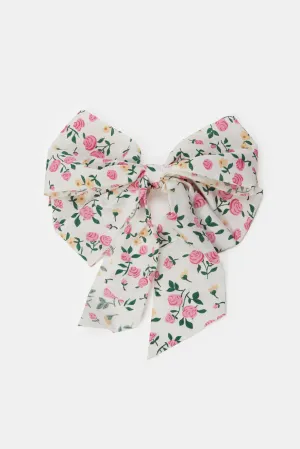 Women Assorted Floral Printed Hair Clip